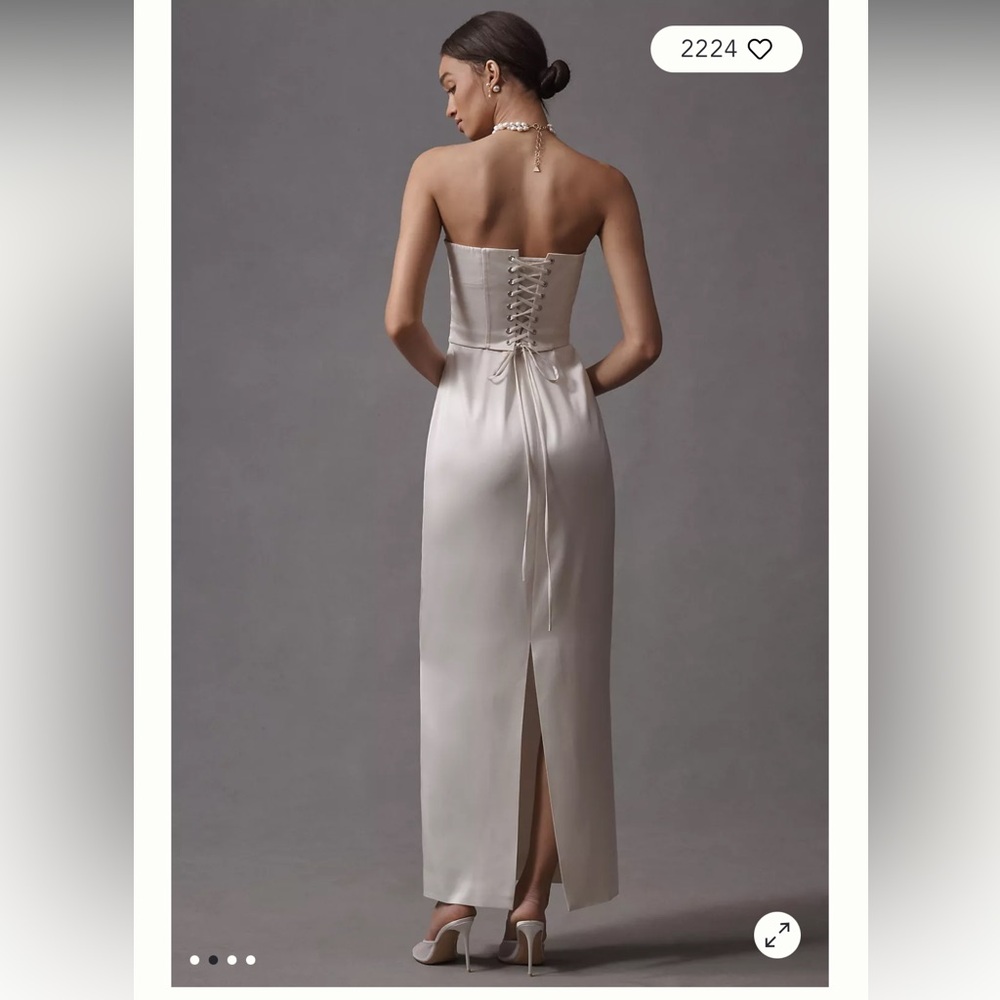 Anthropologie Corset Wedding Dress